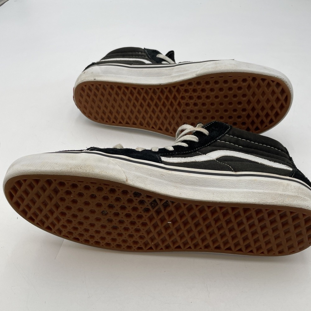 Vans Sk8-Hi OTW Men's Size 10 Suede Black White Casual High Top Sneaker Skate - Picture 5 of 9